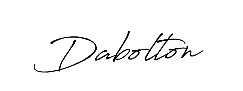 if you are searching for the best signature style for your name Dabolton. so please give up your signature search. here we have designed multiple signature styles  using Antro_Vectra_Bolder. Dabolton signature style 7 images and pictures png