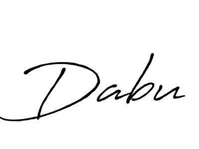 Make a beautiful signature design for name Dabu. With this signature (Antro_Vectra_Bolder) style, you can create a handwritten signature for free. Dabu signature style 7 images and pictures png