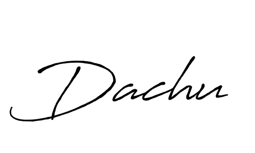 Best and Professional Signature Style for Dachu. Antro_Vectra_Bolder Best Signature Style Collection. Dachu signature style 7 images and pictures png