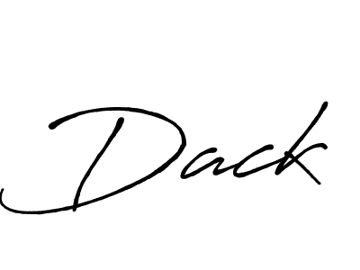 Also we have Dack name is the best signature style. Create professional handwritten signature collection using Antro_Vectra_Bolder autograph style. Dack signature style 7 images and pictures png