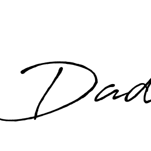 Similarly Antro_Vectra_Bolder is the best handwritten signature design. Signature creator online .You can use it as an online autograph creator for name Dad. Dad signature style 7 images and pictures png