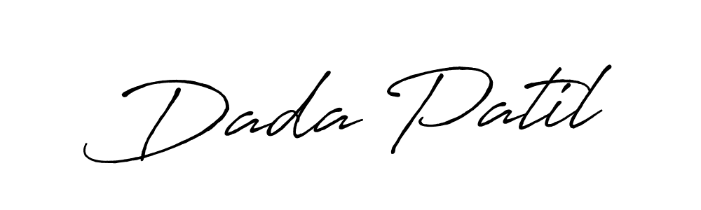 Make a beautiful signature design for name Dada Patil. Use this online signature maker to create a handwritten signature for free. Dada Patil signature style 7 images and pictures png