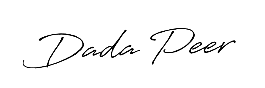 Similarly Antro_Vectra_Bolder is the best handwritten signature design. Signature creator online .You can use it as an online autograph creator for name Dada Peer. Dada Peer signature style 7 images and pictures png