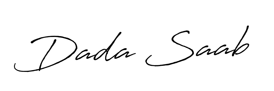How to make Dada Saab name signature. Use Antro_Vectra_Bolder style for creating short signs online. This is the latest handwritten sign. Dada Saab signature style 7 images and pictures png