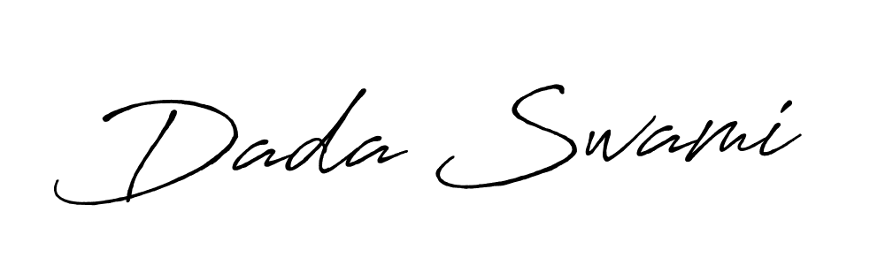 Make a beautiful signature design for name Dada Swami. With this signature (Antro_Vectra_Bolder) style, you can create a handwritten signature for free. Dada Swami signature style 7 images and pictures png