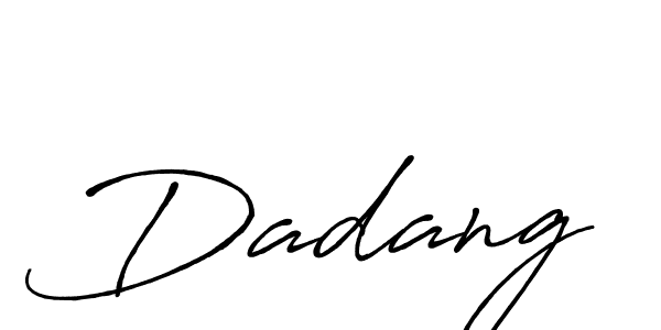 Dadang stylish signature style. Best Handwritten Sign (Antro_Vectra_Bolder) for my name. Handwritten Signature Collection Ideas for my name Dadang. Dadang signature style 7 images and pictures png