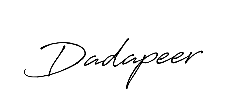 Design your own signature with our free online signature maker. With this signature software, you can create a handwritten (Antro_Vectra_Bolder) signature for name Dadapeer. Dadapeer signature style 7 images and pictures png