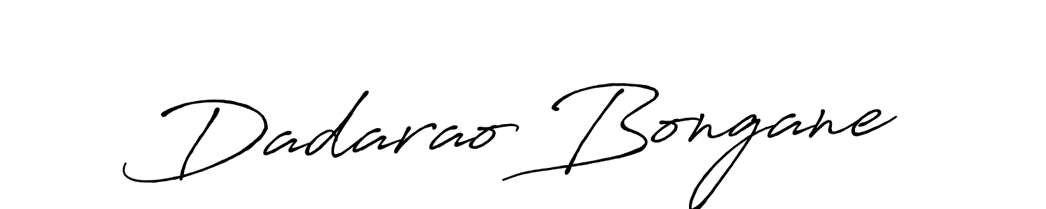How to make Dadarao Bongane name signature. Use Antro_Vectra_Bolder style for creating short signs online. This is the latest handwritten sign. Dadarao Bongane signature style 7 images and pictures png