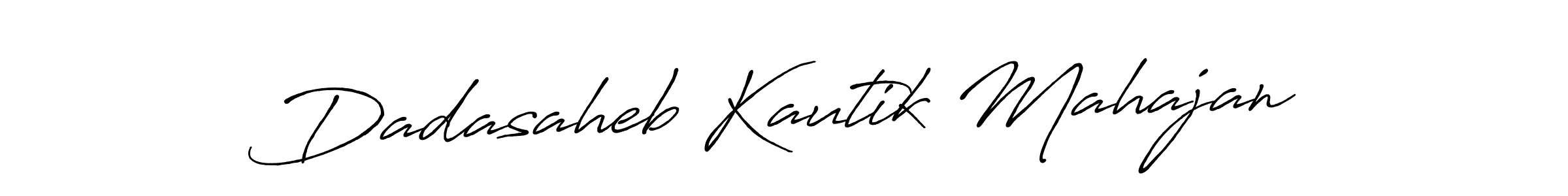 Antro_Vectra_Bolder is a professional signature style that is perfect for those who want to add a touch of class to their signature. It is also a great choice for those who want to make their signature more unique. Get Dadasaheb Kautik Mahajan name to fancy signature for free. Dadasaheb Kautik Mahajan signature style 7 images and pictures png