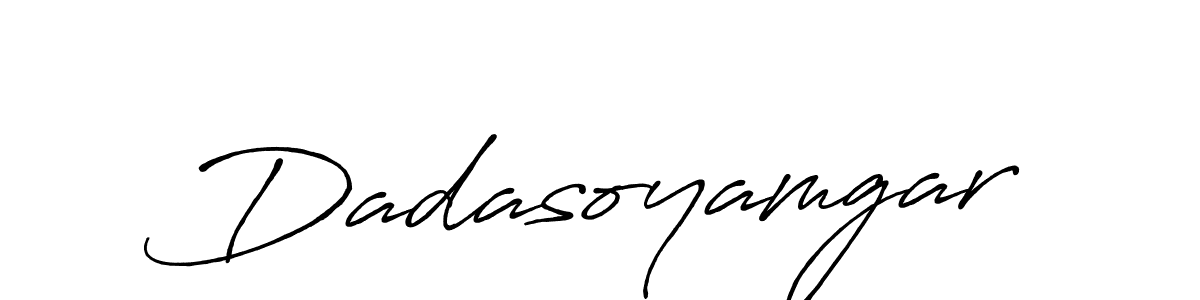 It looks lik you need a new signature style for name Dadasoyamgar. Design unique handwritten (Antro_Vectra_Bolder) signature with our free signature maker in just a few clicks. Dadasoyamgar signature style 7 images and pictures png