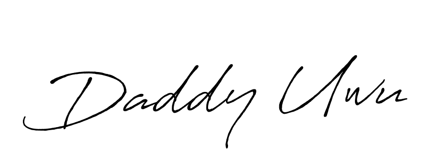 Once you've used our free online signature maker to create your best signature Antro_Vectra_Bolder style, it's time to enjoy all of the benefits that Daddy Uwu name signing documents. Daddy Uwu signature style 7 images and pictures png