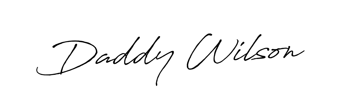 Antro_Vectra_Bolder is a professional signature style that is perfect for those who want to add a touch of class to their signature. It is also a great choice for those who want to make their signature more unique. Get Daddy Wilson name to fancy signature for free. Daddy Wilson signature style 7 images and pictures png