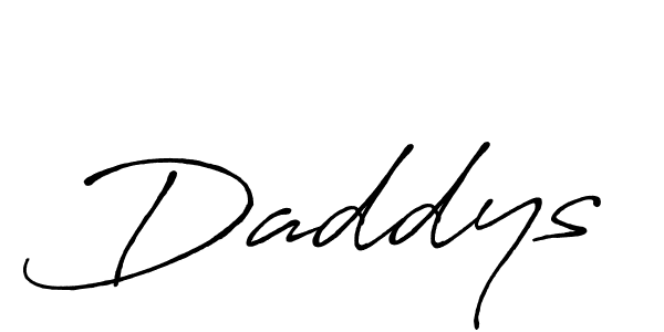 It looks lik you need a new signature style for name Daddys. Design unique handwritten (Antro_Vectra_Bolder) signature with our free signature maker in just a few clicks. Daddys signature style 7 images and pictures png