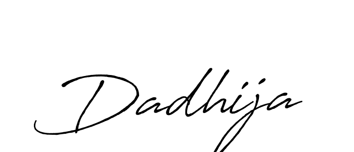 if you are searching for the best signature style for your name Dadhija. so please give up your signature search. here we have designed multiple signature styles  using Antro_Vectra_Bolder. Dadhija signature style 7 images and pictures png