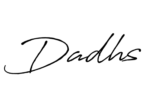 How to make Dadhs signature? Antro_Vectra_Bolder is a professional autograph style. Create handwritten signature for Dadhs name. Dadhs signature style 7 images and pictures png