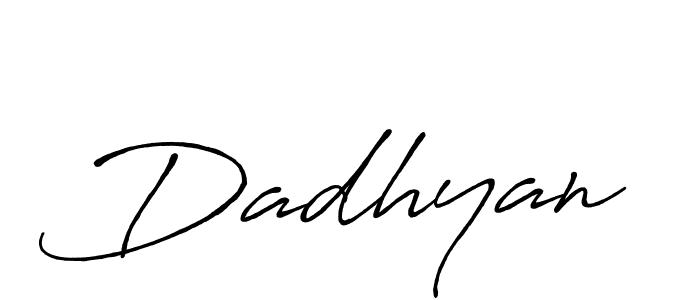 Make a beautiful signature design for name Dadhyan. Use this online signature maker to create a handwritten signature for free. Dadhyan signature style 7 images and pictures png