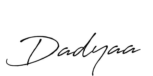 Also we have Dadyaa name is the best signature style. Create professional handwritten signature collection using Antro_Vectra_Bolder autograph style. Dadyaa signature style 7 images and pictures png