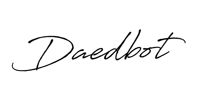 How to Draw Daedbot signature style? Antro_Vectra_Bolder is a latest design signature styles for name Daedbot. Daedbot signature style 7 images and pictures png