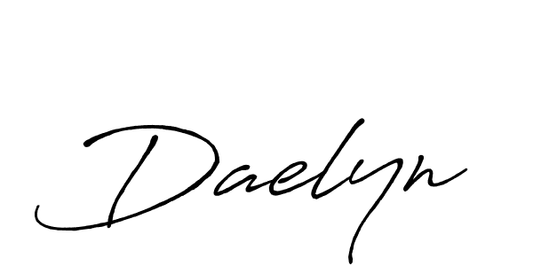 Daelyn stylish signature style. Best Handwritten Sign (Antro_Vectra_Bolder) for my name. Handwritten Signature Collection Ideas for my name Daelyn. Daelyn signature style 7 images and pictures png