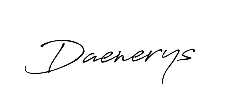 Make a beautiful signature design for name Daenerys. With this signature (Antro_Vectra_Bolder) style, you can create a handwritten signature for free. Daenerys signature style 7 images and pictures png