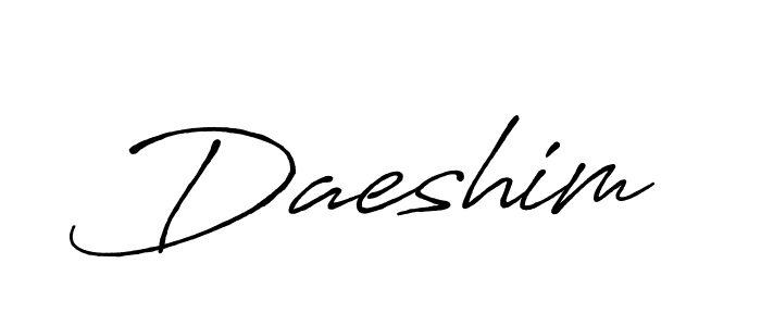 It looks lik you need a new signature style for name Daeshim. Design unique handwritten (Antro_Vectra_Bolder) signature with our free signature maker in just a few clicks. Daeshim signature style 7 images and pictures png