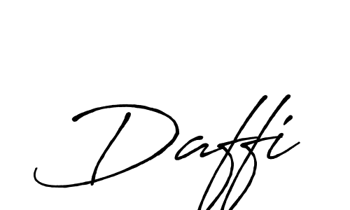 How to make Daffi name signature. Use Antro_Vectra_Bolder style for creating short signs online. This is the latest handwritten sign. Daffi signature style 7 images and pictures png
