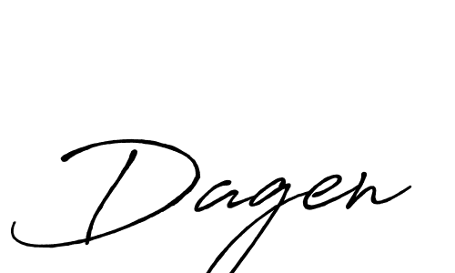 Create a beautiful signature design for name Dagen. With this signature (Antro_Vectra_Bolder) fonts, you can make a handwritten signature for free. Dagen signature style 7 images and pictures png