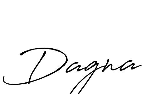 Create a beautiful signature design for name Dagna. With this signature (Antro_Vectra_Bolder) fonts, you can make a handwritten signature for free. Dagna signature style 7 images and pictures png