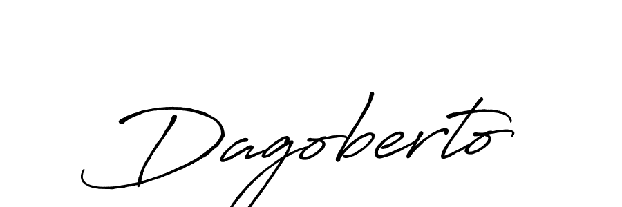 Create a beautiful signature design for name Dagoberto. With this signature (Antro_Vectra_Bolder) fonts, you can make a handwritten signature for free. Dagoberto signature style 7 images and pictures png