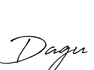 Use a signature maker to create a handwritten signature online. With this signature software, you can design (Antro_Vectra_Bolder) your own signature for name Dagu. Dagu signature style 7 images and pictures png