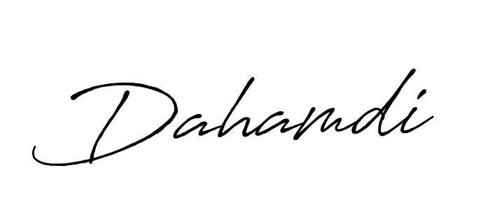 Also we have Dahamdi name is the best signature style. Create professional handwritten signature collection using Antro_Vectra_Bolder autograph style. Dahamdi signature style 7 images and pictures png