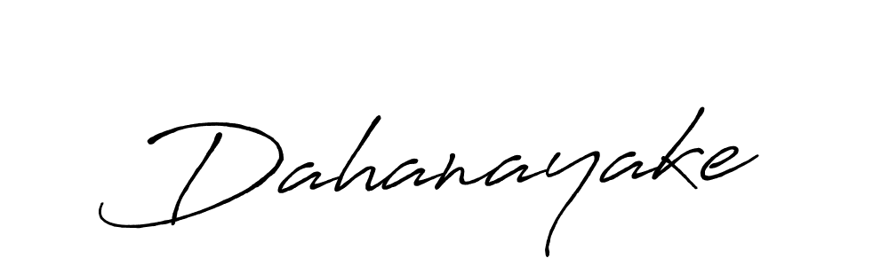 Make a beautiful signature design for name Dahanayake. With this signature (Antro_Vectra_Bolder) style, you can create a handwritten signature for free. Dahanayake signature style 7 images and pictures png