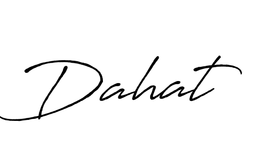 Also we have Dahat name is the best signature style. Create professional handwritten signature collection using Antro_Vectra_Bolder autograph style. Dahat signature style 7 images and pictures png