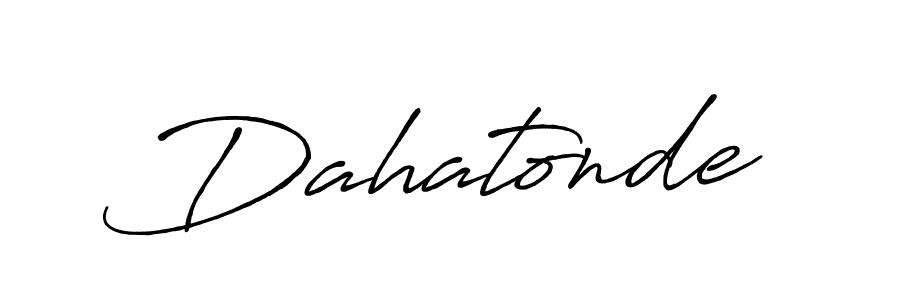 Antro_Vectra_Bolder is a professional signature style that is perfect for those who want to add a touch of class to their signature. It is also a great choice for those who want to make their signature more unique. Get Dahatonde name to fancy signature for free. Dahatonde signature style 7 images and pictures png