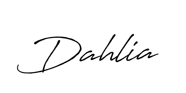 Create a beautiful signature design for name Dahlia. With this signature (Antro_Vectra_Bolder) fonts, you can make a handwritten signature for free. Dahlia signature style 7 images and pictures png