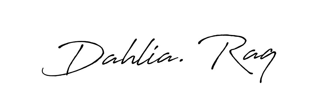 How to make Dahlia. Raq name signature. Use Antro_Vectra_Bolder style for creating short signs online. This is the latest handwritten sign. Dahlia. Raq signature style 7 images and pictures png