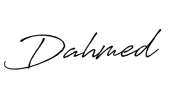 Design your own signature with our free online signature maker. With this signature software, you can create a handwritten (Antro_Vectra_Bolder) signature for name Dahmed. Dahmed signature style 7 images and pictures png