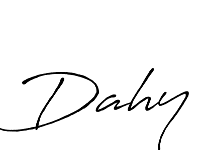 Antro_Vectra_Bolder is a professional signature style that is perfect for those who want to add a touch of class to their signature. It is also a great choice for those who want to make their signature more unique. Get Dahy name to fancy signature for free. Dahy signature style 7 images and pictures png