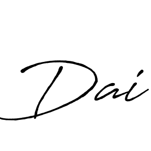Dai stylish signature style. Best Handwritten Sign (Antro_Vectra_Bolder) for my name. Handwritten Signature Collection Ideas for my name Dai. Dai signature style 7 images and pictures png