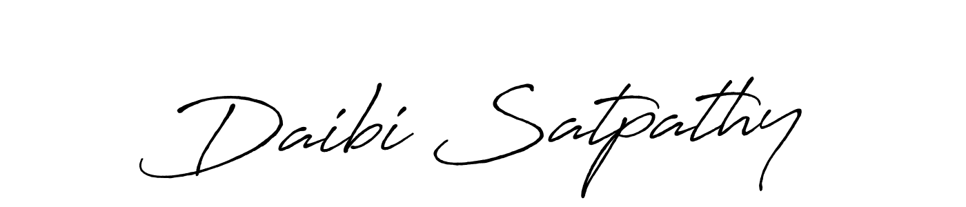 It looks lik you need a new signature style for name Daibi Satpathy. Design unique handwritten (Antro_Vectra_Bolder) signature with our free signature maker in just a few clicks. Daibi Satpathy signature style 7 images and pictures png