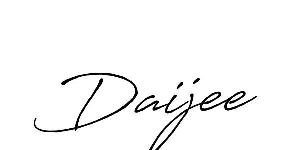 You should practise on your own different ways (Antro_Vectra_Bolder) to write your name (Daijee) in signature. don't let someone else do it for you. Daijee signature style 7 images and pictures png