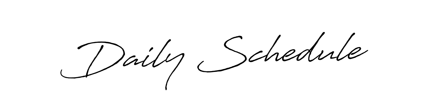 How to Draw Daily Schedule signature style? Antro_Vectra_Bolder is a latest design signature styles for name Daily Schedule. Daily Schedule signature style 7 images and pictures png