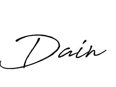 Also we have Dain name is the best signature style. Create professional handwritten signature collection using Antro_Vectra_Bolder autograph style. Dain signature style 7 images and pictures png