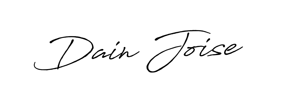 How to make Dain Joise name signature. Use Antro_Vectra_Bolder style for creating short signs online. This is the latest handwritten sign. Dain Joise signature style 7 images and pictures png