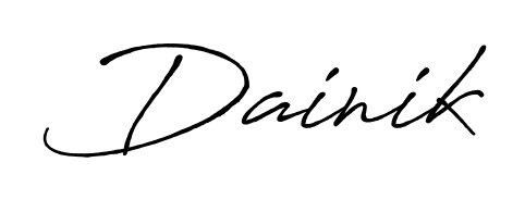 Make a beautiful signature design for name Dainik. Use this online signature maker to create a handwritten signature for free. Dainik signature style 7 images and pictures png