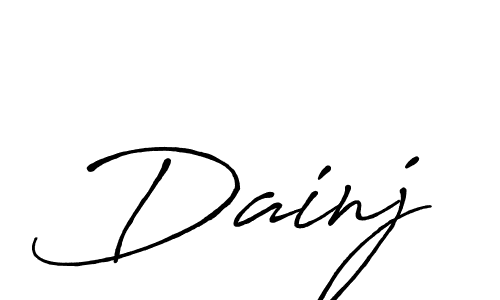 Also we have Dainj name is the best signature style. Create professional handwritten signature collection using Antro_Vectra_Bolder autograph style. Dainj signature style 7 images and pictures png