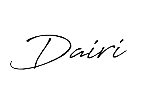 if you are searching for the best signature style for your name Dairi. so please give up your signature search. here we have designed multiple signature styles  using Antro_Vectra_Bolder. Dairi signature style 7 images and pictures png