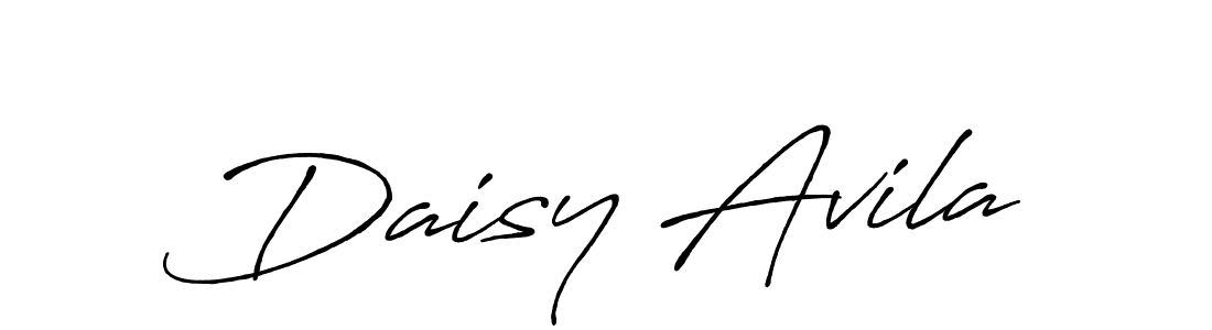 Create a beautiful signature design for name Daisy Avila. With this signature (Antro_Vectra_Bolder) fonts, you can make a handwritten signature for free. Daisy Avila signature style 7 images and pictures png