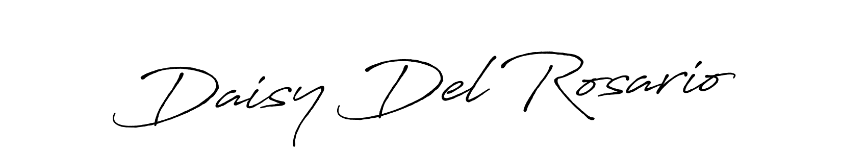 Create a beautiful signature design for name Daisy Del Rosario. With this signature (Antro_Vectra_Bolder) fonts, you can make a handwritten signature for free. Daisy Del Rosario signature style 7 images and pictures png