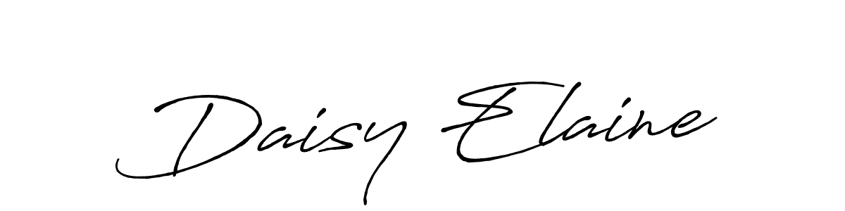 You should practise on your own different ways (Antro_Vectra_Bolder) to write your name (Daisy Elaine) in signature. don't let someone else do it for you. Daisy Elaine signature style 7 images and pictures png